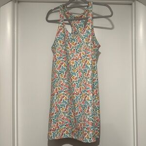 J. Crew Floral Print Athletic Dress - Multicolor